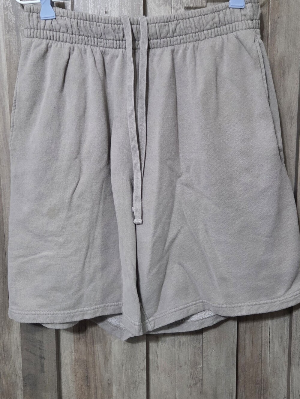 ComfortWash by Hanes Mens Large Gray Sweat Shorts USA Grown Cotton Ring Spun